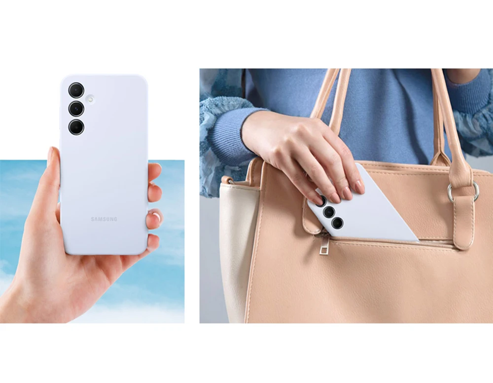 Original For Samsung Galaxy A55 5G Silicone Case Samsung A55 Smartphone Case Silicone Slim EF-PA556
