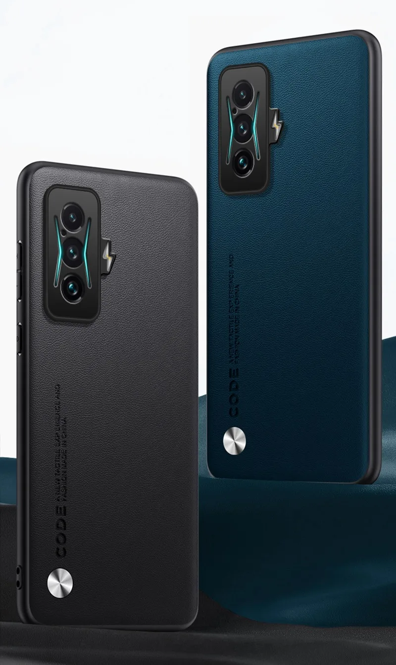 Luxury PU Leather Case For Xiaomi Poco F4 GT Matte Cover Silicone Full Camera Protection Phone Case For Redmi K50 Gaming Coque