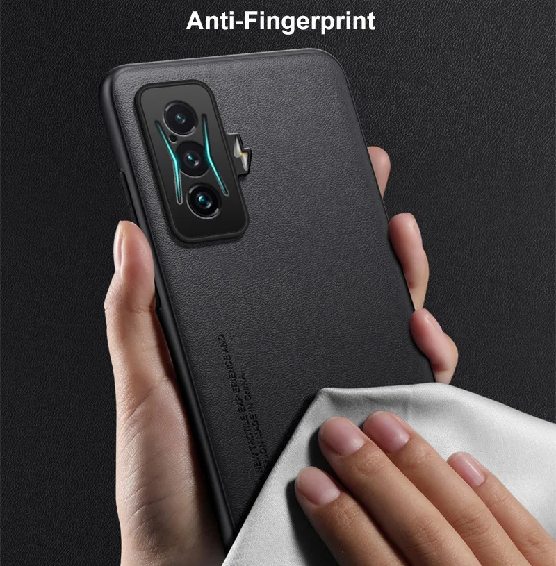 Luxury PU Leather Case For Xiaomi Poco F4 GT Matte Cover Silicone Full Camera Protection Phone Case For Redmi K50 Gaming Coque