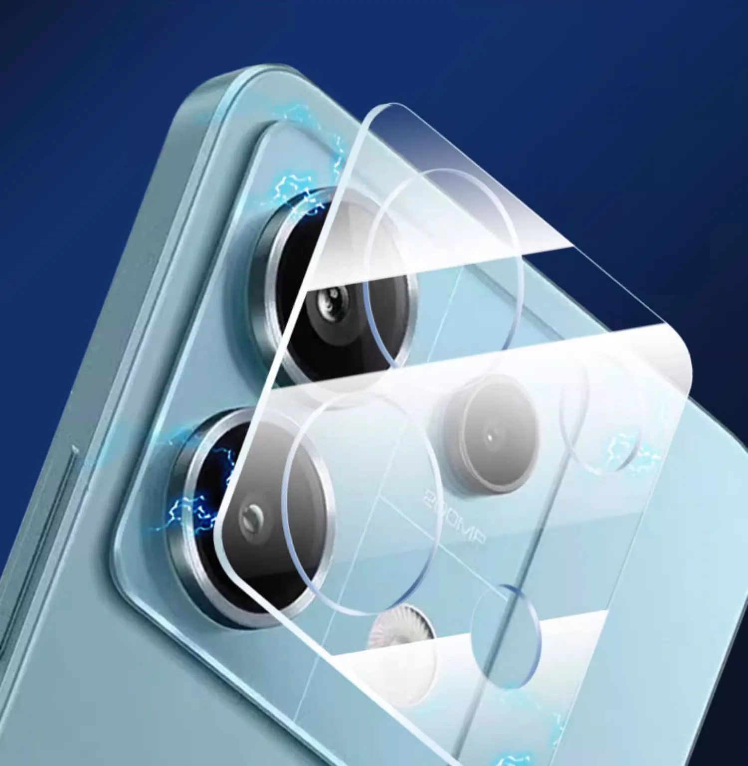 3-1Pcs 9H Camera Lens Tempered Glass For Xiaomi Redmi Note 13 13Pro 4G 13ProPlus Note13Pro+ 5G Camera Screen Lens Protector