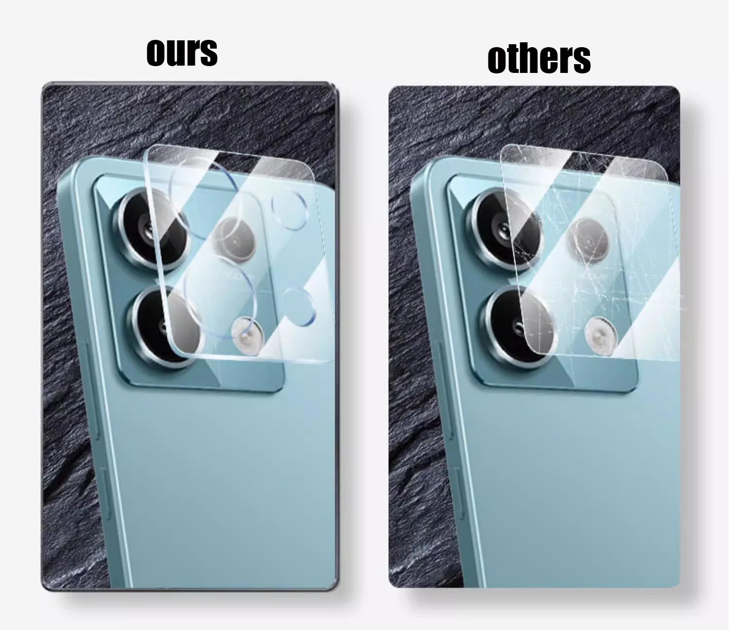 3-1Pcs 9H Camera Lens Tempered Glass For Xiaomi Redmi Note 13 13Pro 4G 13ProPlus Note13Pro+ 5G Camera Screen Lens Protector