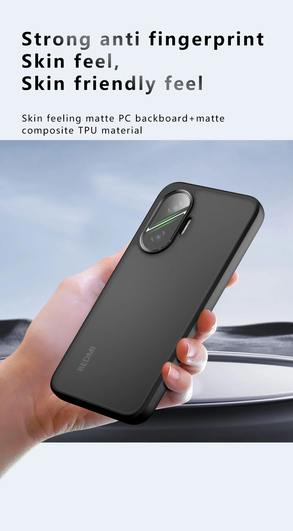 Airbag Super Protection Soft TPU+PC Clear Matte Back Cover For Xiaomi Poco F7 PocoF7 5G Phone Case