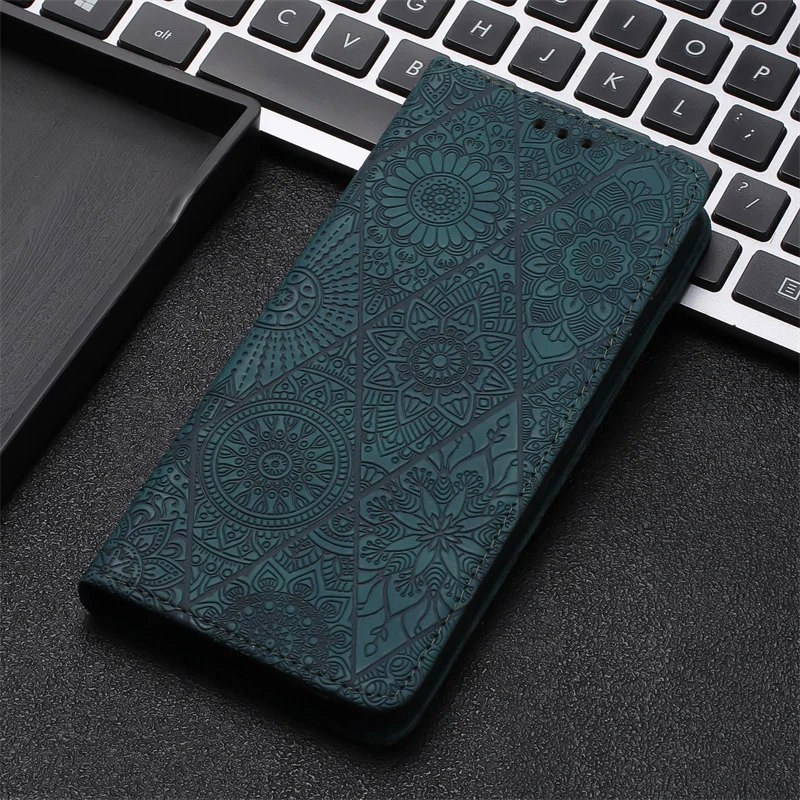 Phone 16 15 14 Plus Vintage Flower Case for iPhone 16 15 14 13 12 11 Pro Xs Max XR 7 8 Case Magnetic Leather Wallet Book Cover