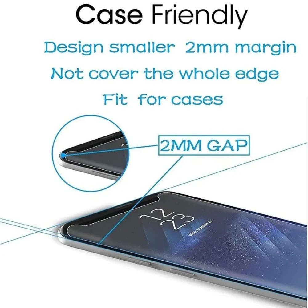4PCS For Poco X7 Glass Poco X6 Tempered Glass 9H 9H HD Full Curved Cover Phone Protective Screen Protector For Poco X7 PocoX6 X5