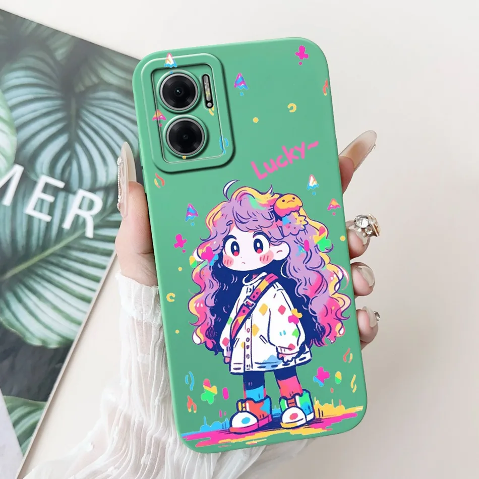 For Xiaomi Redmi 10 5G Elegant Sunflower Tulip Printed Phone Case For Redmi Note 11E Redmi10 5G Soft Silicone Shockproof Cases