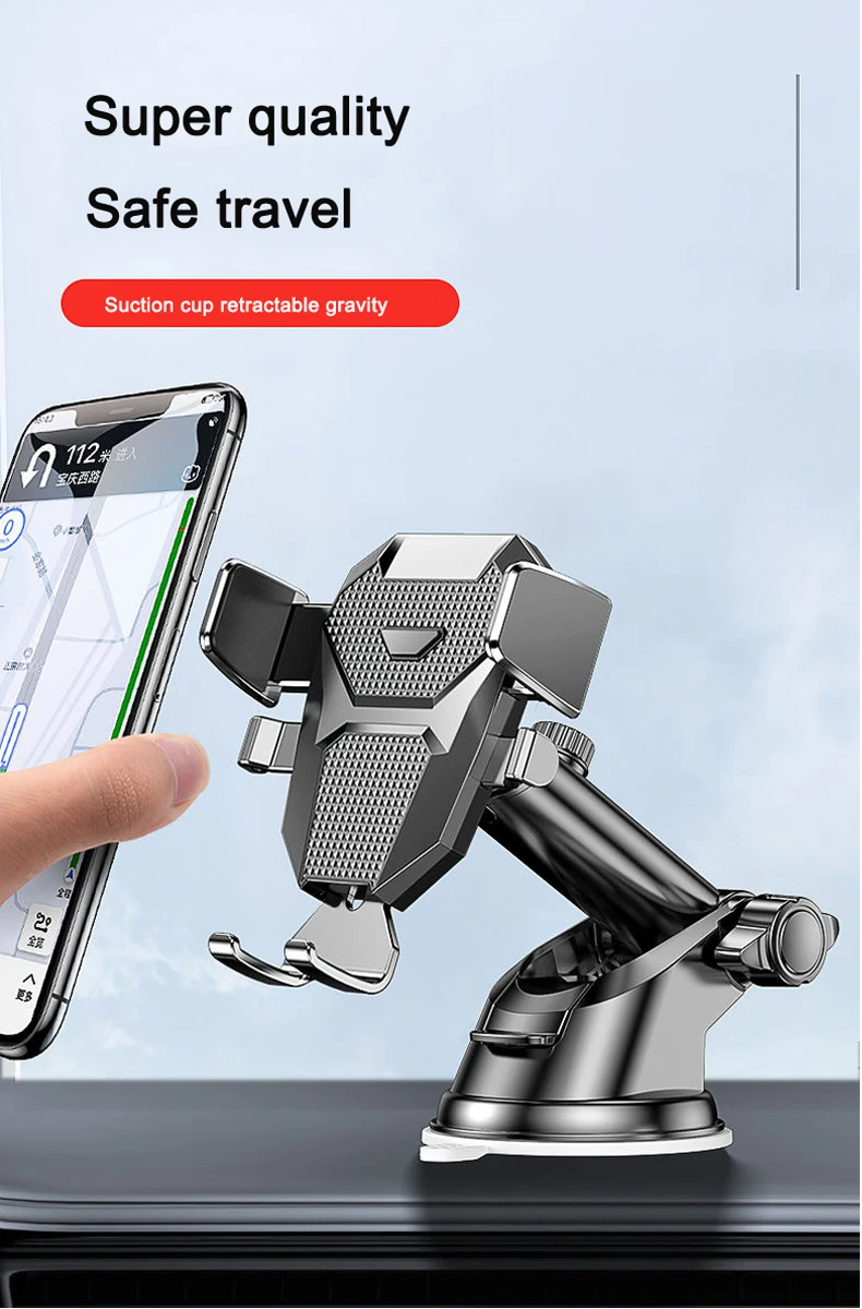 Sucker Car Phone Holder Upgrade Universal 360° Rotate Windshield Car Dashboard Mobile Cell Support Bracket for IPhone Samsung LG