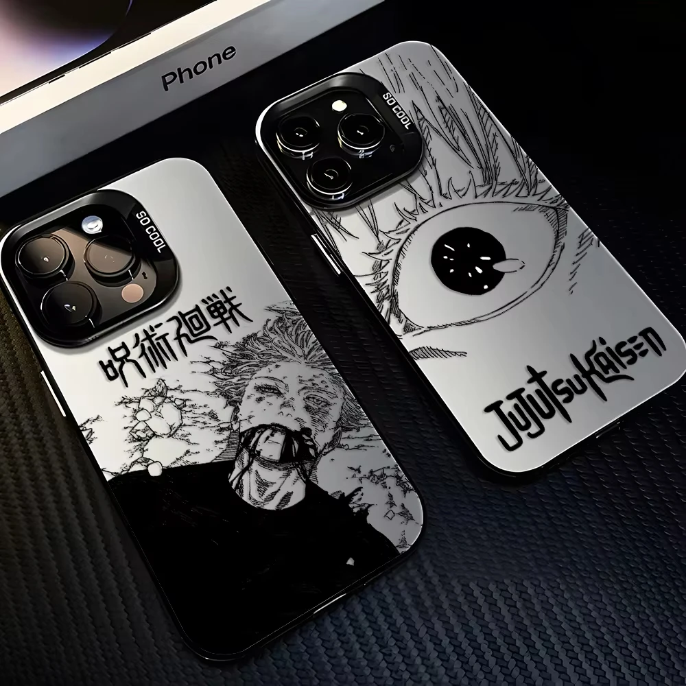 Anime Jujutsu Kaisen Phone Case For IPhone 16 15 14 13 12 11 Pro Max X XR XS 7 8 Plus Mini SE 2020 2022 Gojo Satoru
