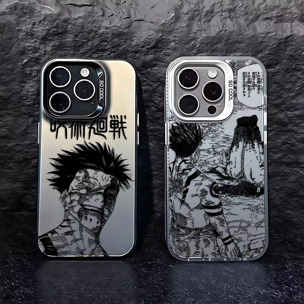 Anime Jujutsu Kaisen Phone Case For IPhone 16 15 14 13 12 11 Pro Max X XR XS 7 8 Plus Mini SE 2020 2022 Gojo Satoru
