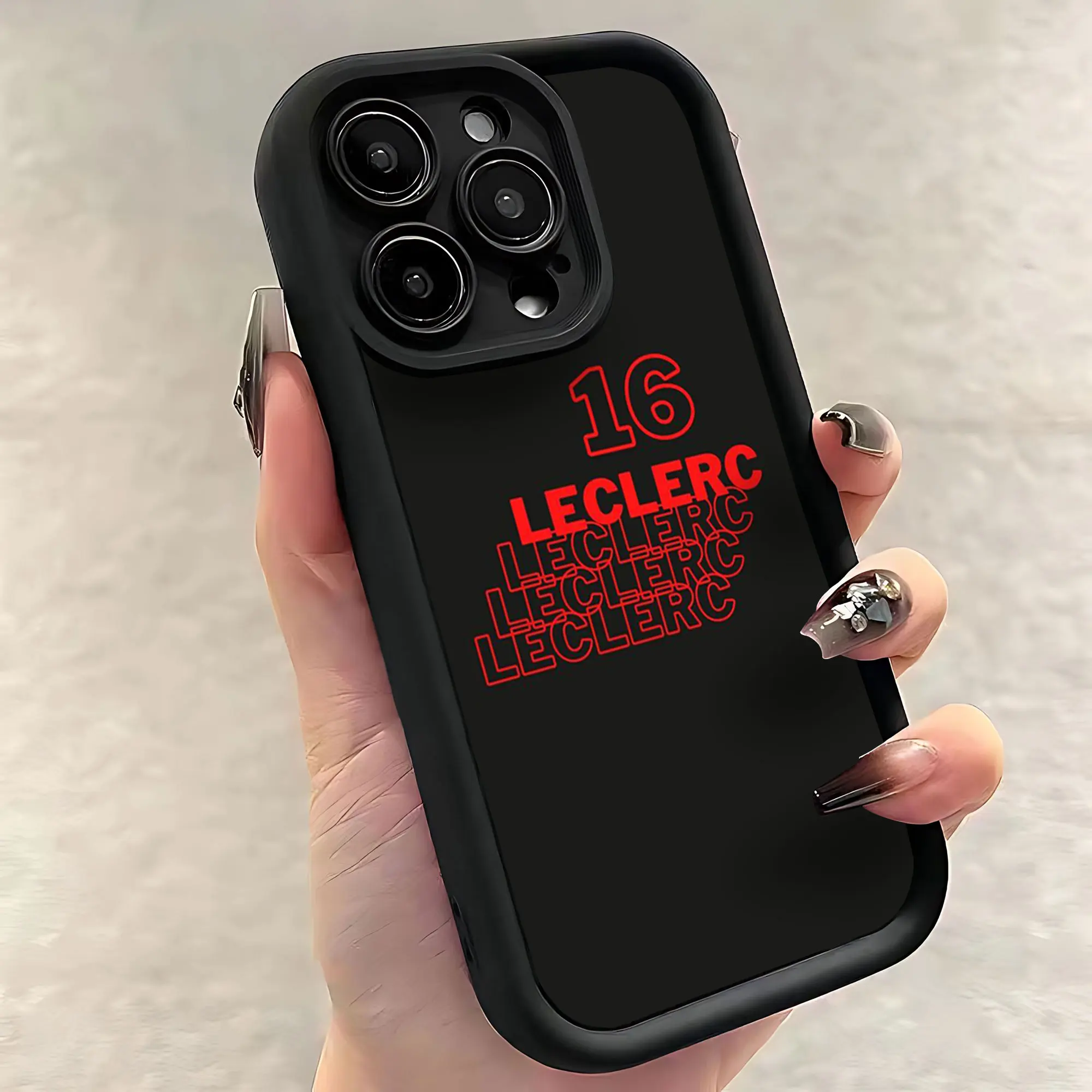 Charles Leclerc 16 F1 Phone Case for iPhone 16e 16 15 14 13 12 11 Pro Max Mini XR XS X 7 8 6 6s Plus Soft TPU Back Cover