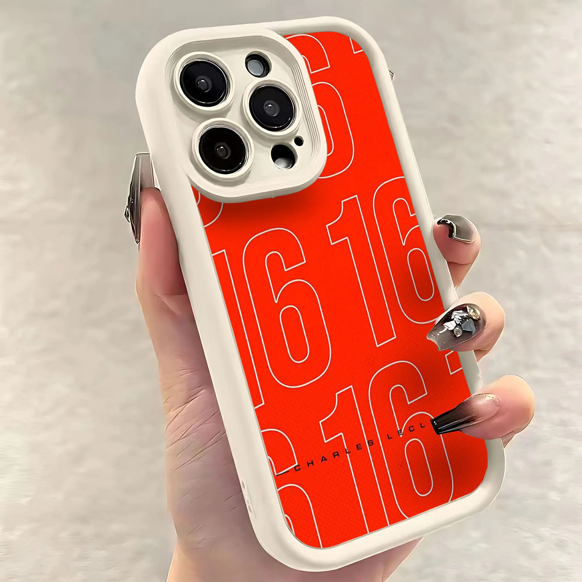 Charles Leclerc 16 F1 Phone Case for iPhone 16e 16 15 14 13 12 11 Pro Max Mini XR XS X 7 8 6 6s Plus Soft TPU Back Cover