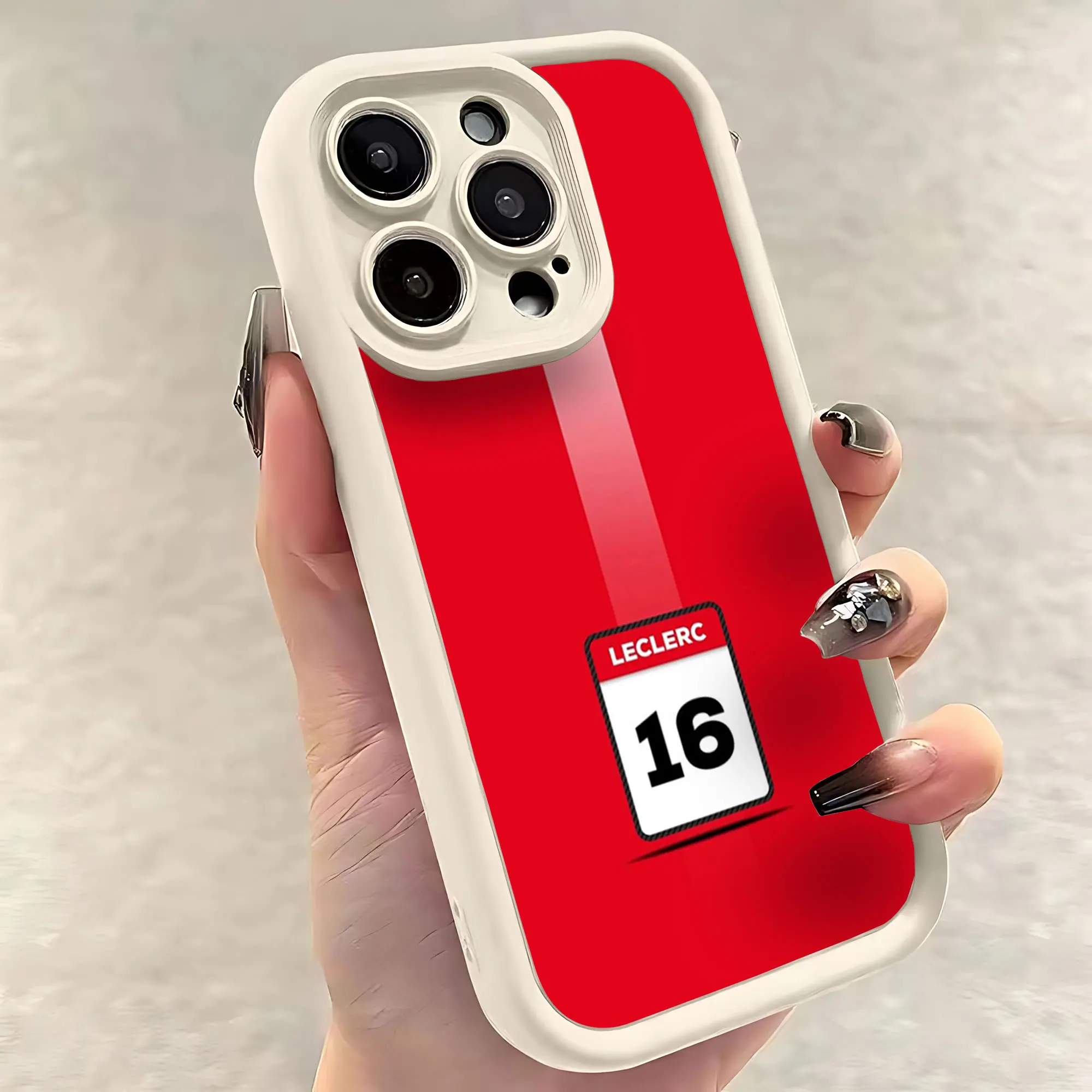 Charles Leclerc 16 F1 Phone Case for iPhone 16e 16 15 14 13 12 11 Pro Max Mini XR XS X 7 8 6 6s Plus Soft TPU Back Cover