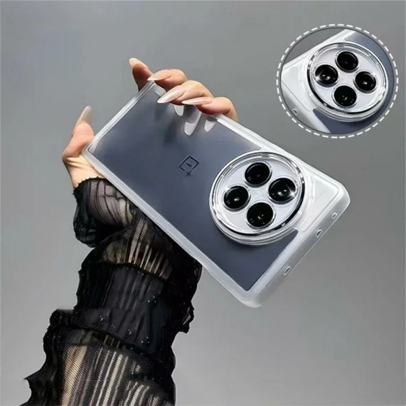 Clear Lens Protection Film Case For Oneplus 13R 12R 11R Candy Color Soft Silicone Shockproof Cover For OnePlus ACE 5 Pro Nord 4