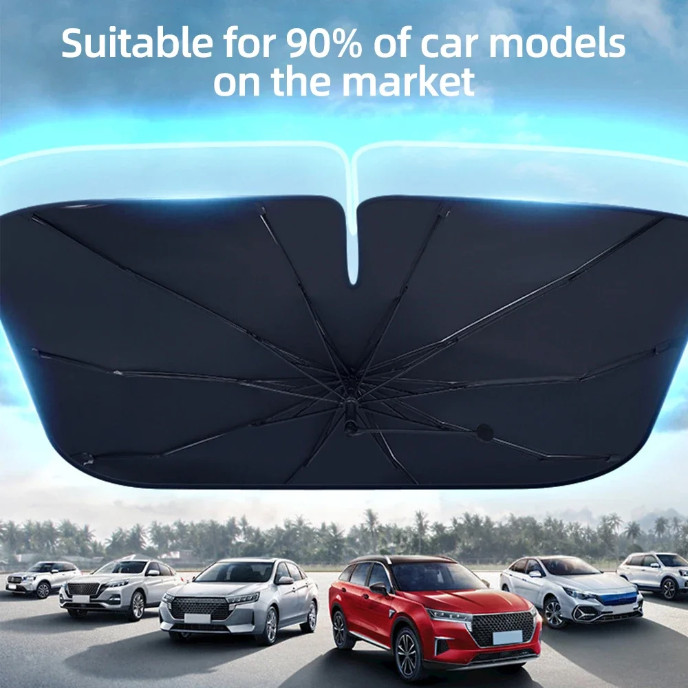 Upgraded Car Sunshade Umbrella Car Front Window Sunshade Cover Car Sunshade Cover Car Windshield Protection Auto Accessories