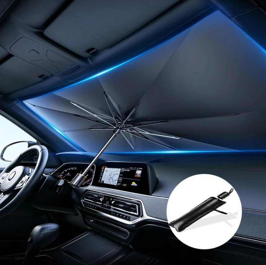 Upgraded Car Sunshade Umbrella Car Front Window Sunshade Cover Car Sunshade Cover Car Windshield Protection Auto Accessories