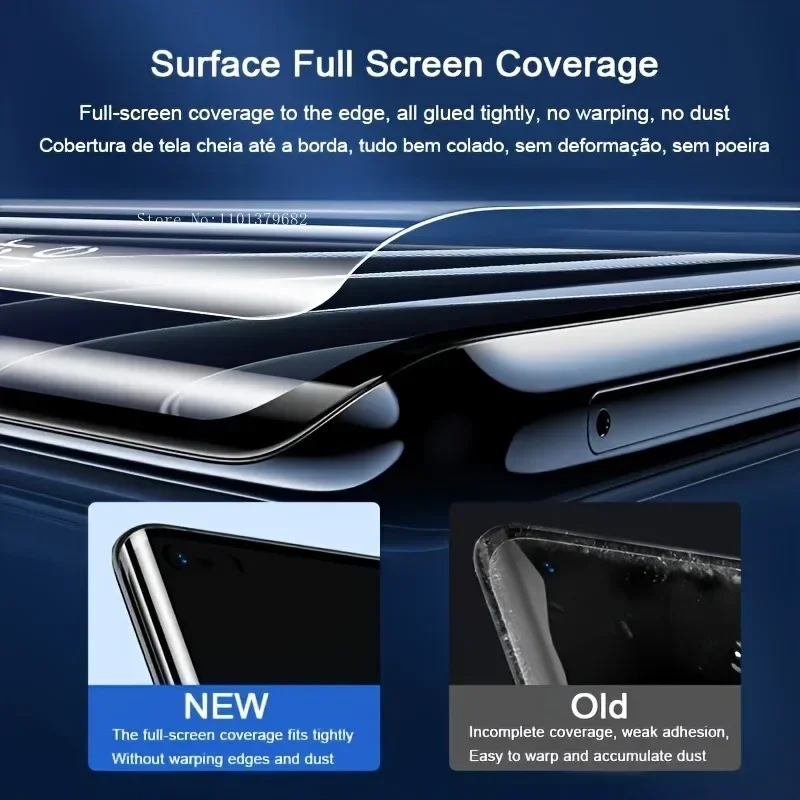2Pcs Full Cover Hydrogel Film For Oneplus 12 11 11R 10T 10R 10 Pro 9T 9 8 8T 7T 7 Pro Screen Protector Nord 2 HD Protective Film