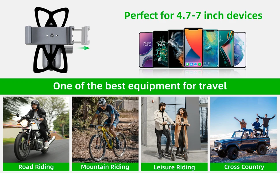 FANAUE Mobile Phone Mount holder Micycles Motorbike ATV UTV Scooter Support motorcycle stand socket for ram mount