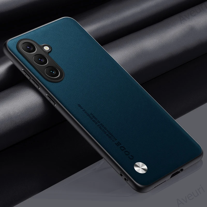 Luxury PU Leather Case For Samsung Galaxy M54 F54 5G Back Cover Matte Shockproof Silicone Full Protection Phone Case Coque