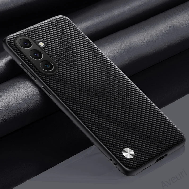 Luxury PU Leather Case For Samsung Galaxy M54 F54 5G Back Cover Matte Shockproof Silicone Full Protection Phone Case Coque