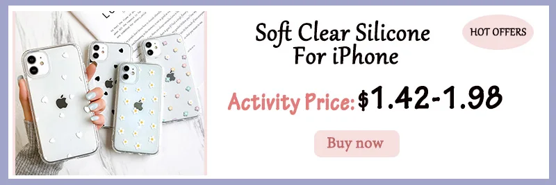 Flower Phone Case For iPhone 13 Case iPhone 16 11 12 17 14 15 Pro Max 12 13 Mini 7 8 Plus XR XS X SE Shockproof Clear Soft Cover