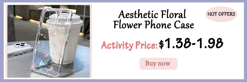 Flower Phone Case For iPhone 13 Case iPhone 16 11 12 17 14 15 Pro Max 12 13 Mini 7 8 Plus XR XS X SE Shockproof Clear Soft Cover