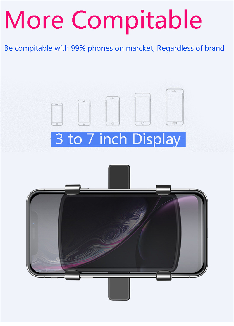 3 in 1 Car Phone Holder Dashboard Rearview Mirror Mobile Phone GPS Navigation Bracket Adjustable Auto Phone Holder For iPhone 14
