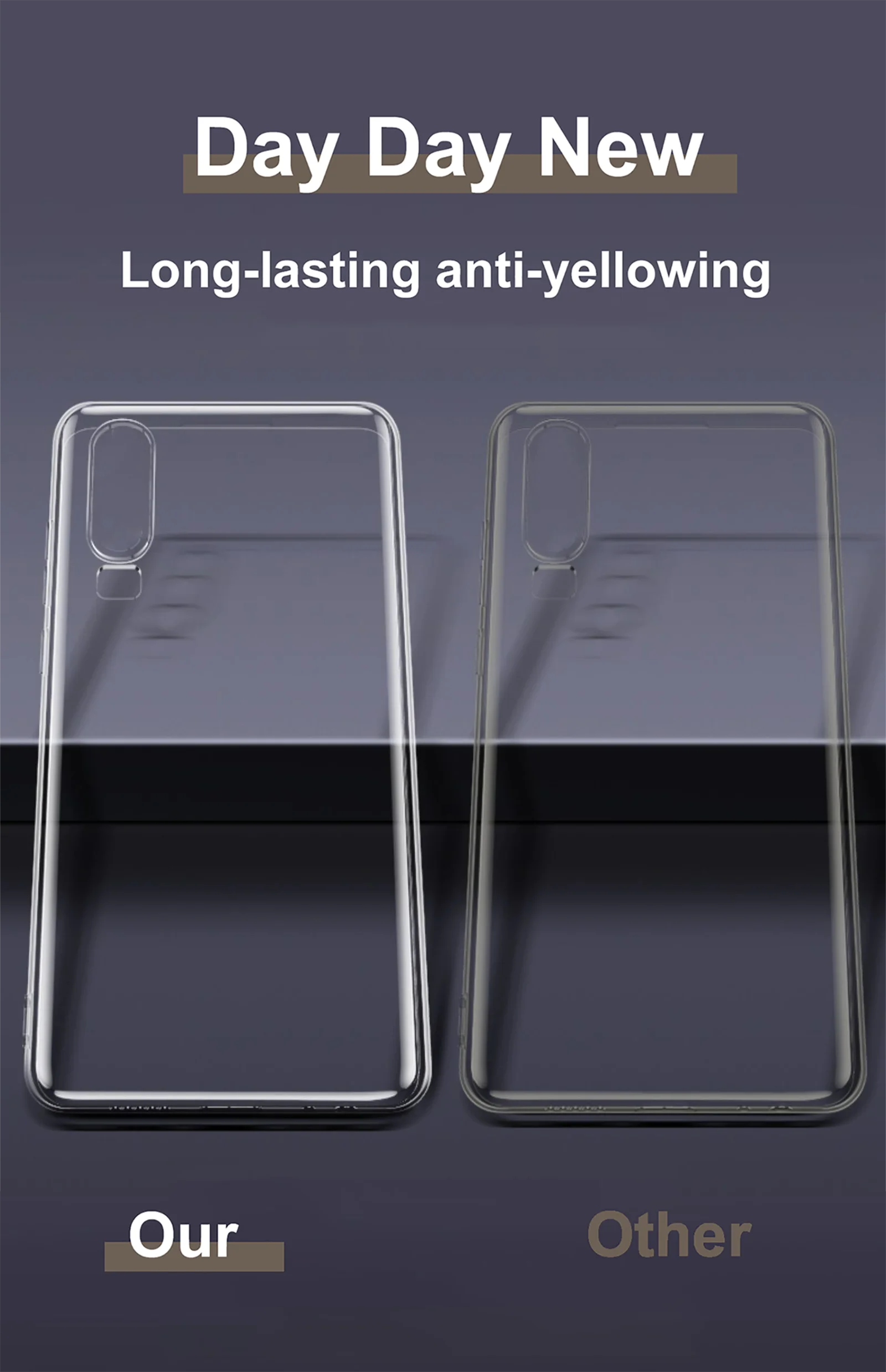 Ultra thin Slim Transparent Crystal shockproof Case For Huawei P20 P30 P40 P50 Lite Pro silicone Clear Solid Color Soft TPU Case