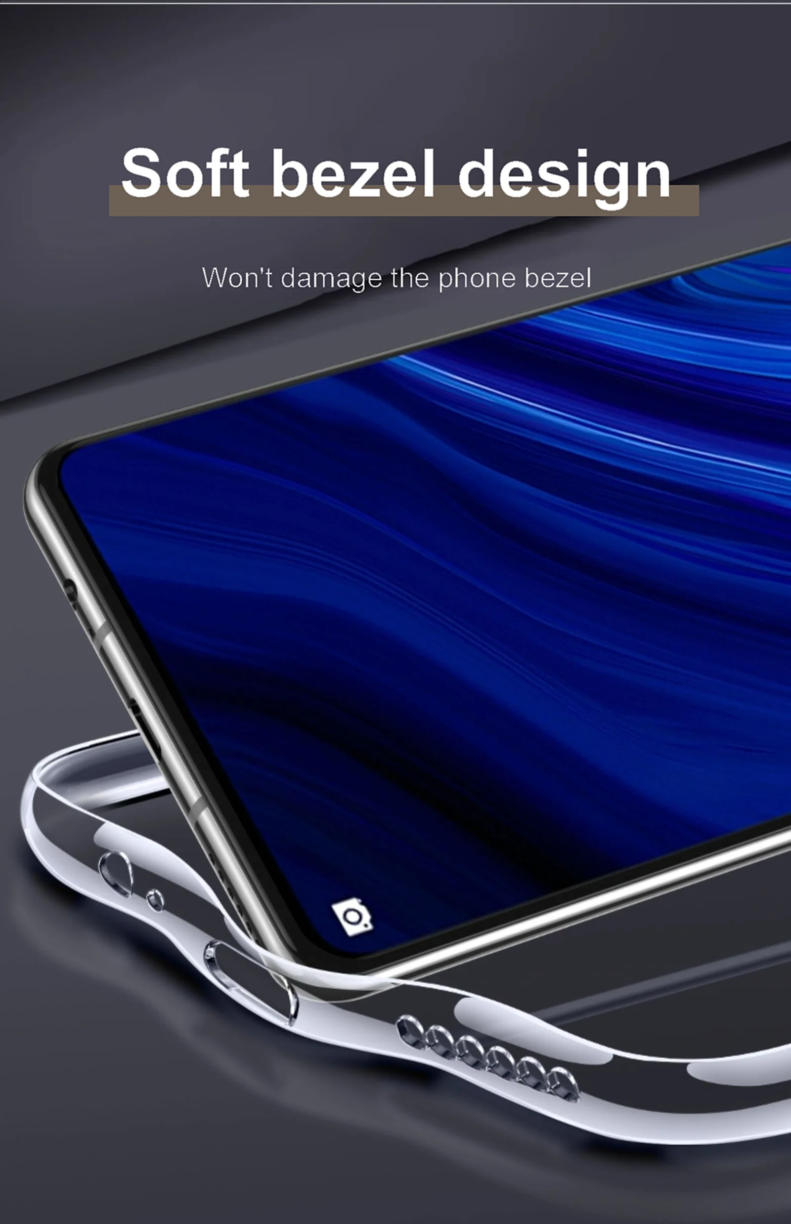 Ultra thin Slim Transparent Crystal shockproof Case For Huawei P20 P30 P40 P50 Lite Pro silicone Clear Solid Color Soft TPU Case
