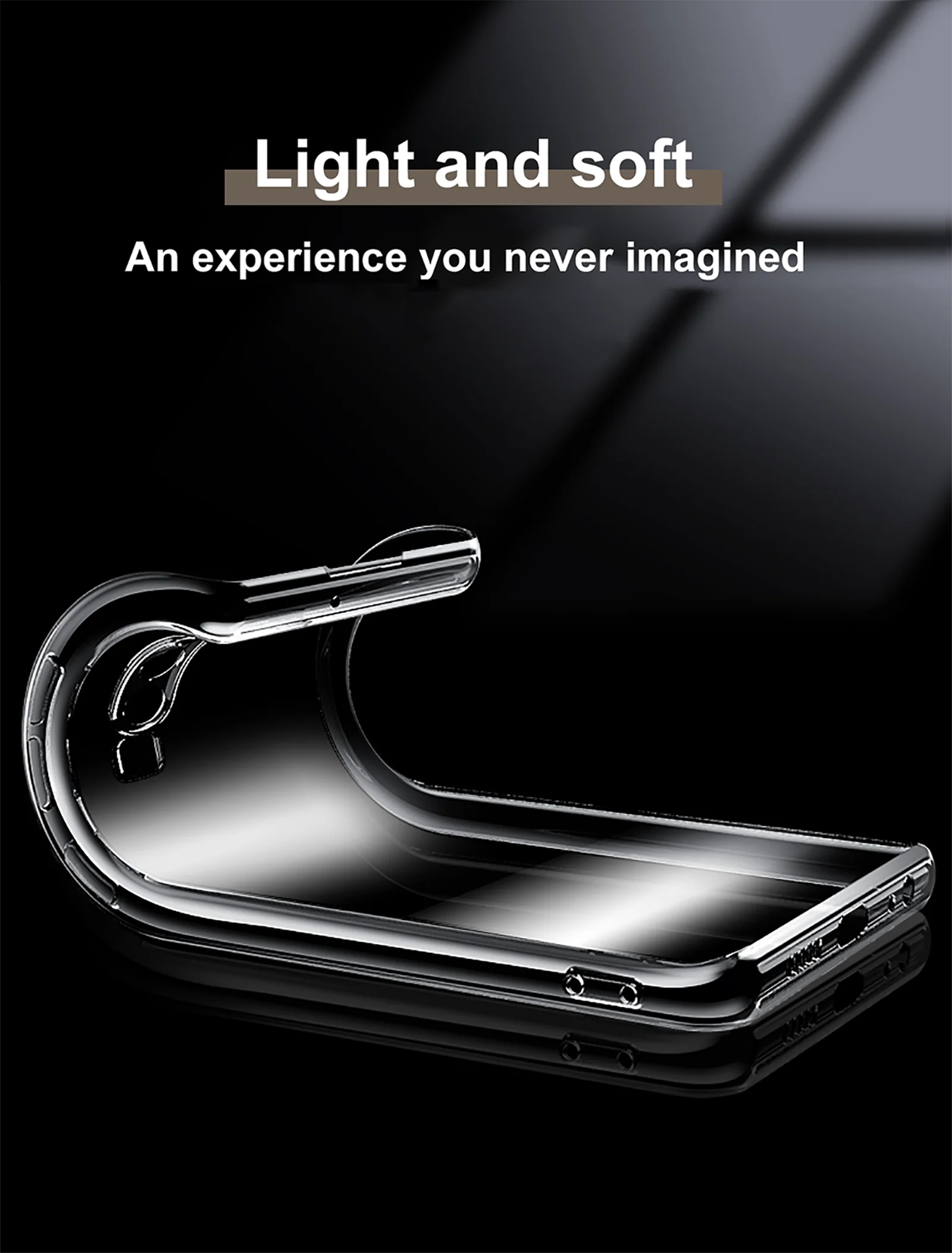 Ultra thin Slim Transparent Crystal shockproof Case For Huawei P20 P30 P40 P50 Lite Pro silicone Clear Solid Color Soft TPU Case