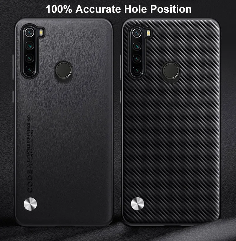 Luxury PU Leather Case For Xiaomi Redmi Note 8 8T 8 T Back Cover Matte Silicone Protection Phone Case For Redmi Note 8 Pro 8Pro