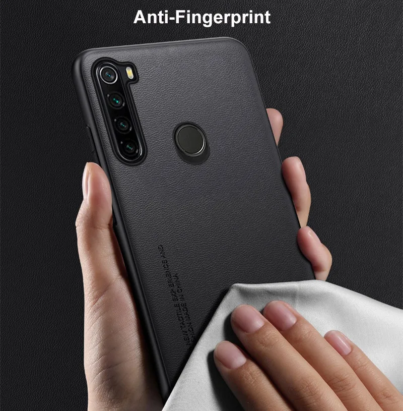 Luxury PU Leather Case For Xiaomi Redmi Note 8 8T 8 T Back Cover Matte Silicone Protection Phone Case For Redmi Note 8 Pro 8Pro