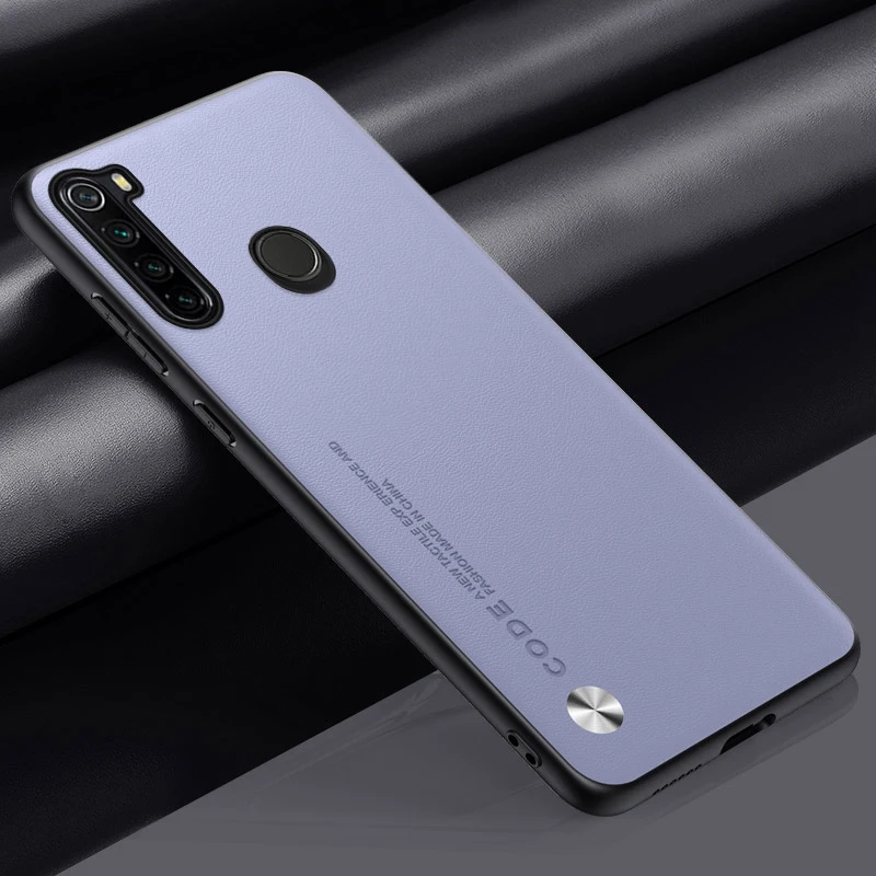 Luxury PU Leather Case For Xiaomi Redmi Note 8 8T 8 T Back Cover Matte Silicone Protection Phone Case For Redmi Note 8 Pro 8Pro
