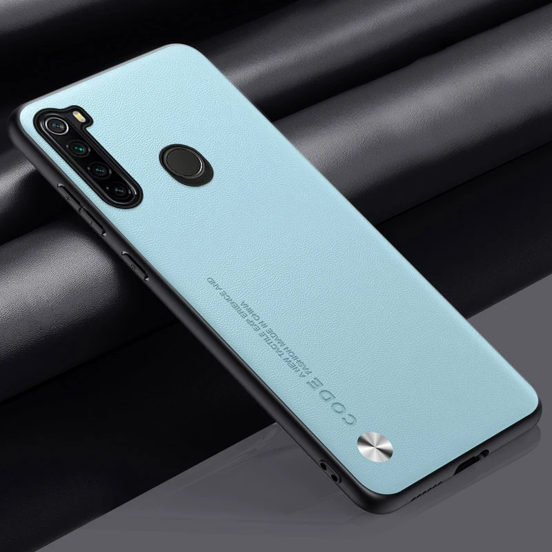 Luxury PU Leather Case For Xiaomi Redmi Note 8 8T 8 T Back Cover Matte Silicone Protection Phone Case For Redmi Note 8 Pro 8Pro