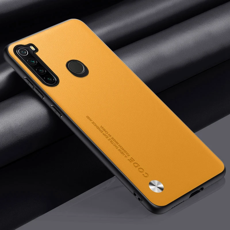 Luxury PU Leather Case For Xiaomi Redmi Note 8 8T 8 T Back Cover Matte Silicone Protection Phone Case For Redmi Note 8 Pro 8Pro