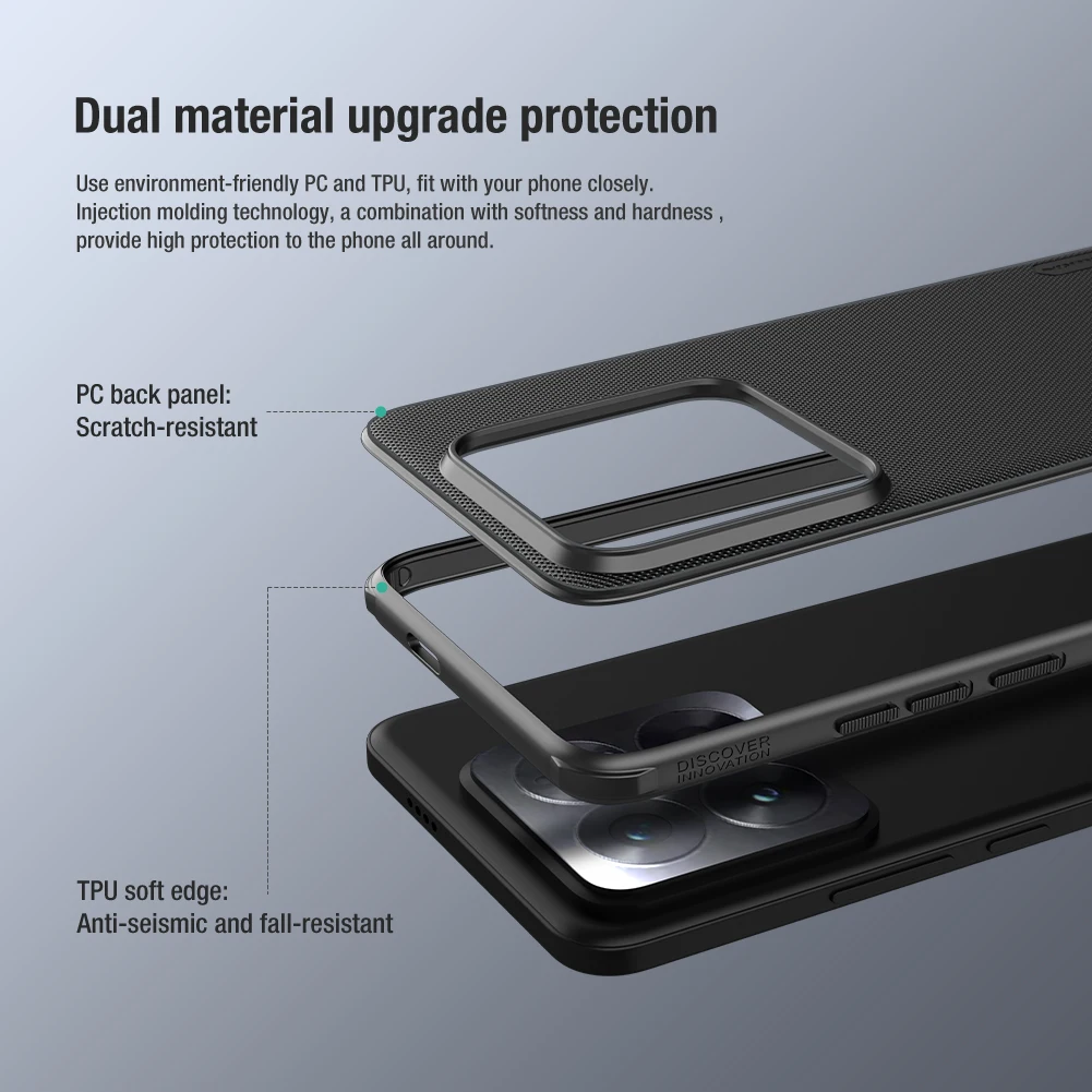 Nillkin for Xiaomi Mi 15T Pro/15T/14T Pro/14T/14 Pro/14 5G Case 360 PC Hard Full Frosted Back Cover Camera Protection for Mi14
