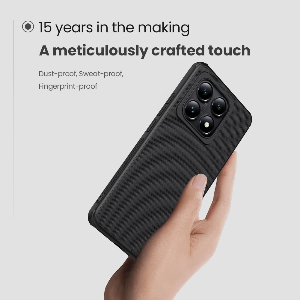 Nillkin for Xiaomi Mi 15T Pro/15T/14T Pro/14T/14 Pro/14 5G Case 360 PC Hard Full Frosted Back Cover Camera Protection for Mi14