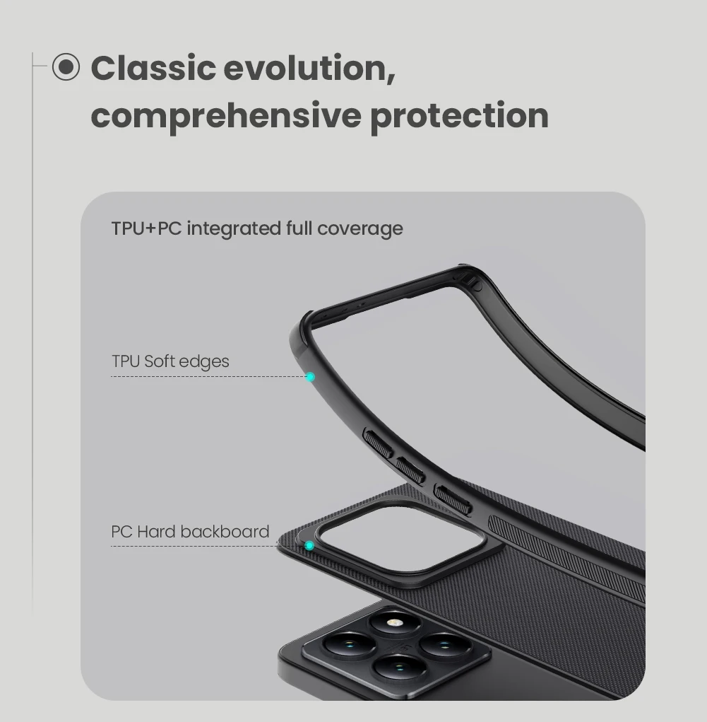 Nillkin for Xiaomi Mi 15T Pro/15T/14T Pro/14T/14 Pro/14 5G Case 360 PC Hard Full Frosted Back Cover Camera Protection for Mi14
