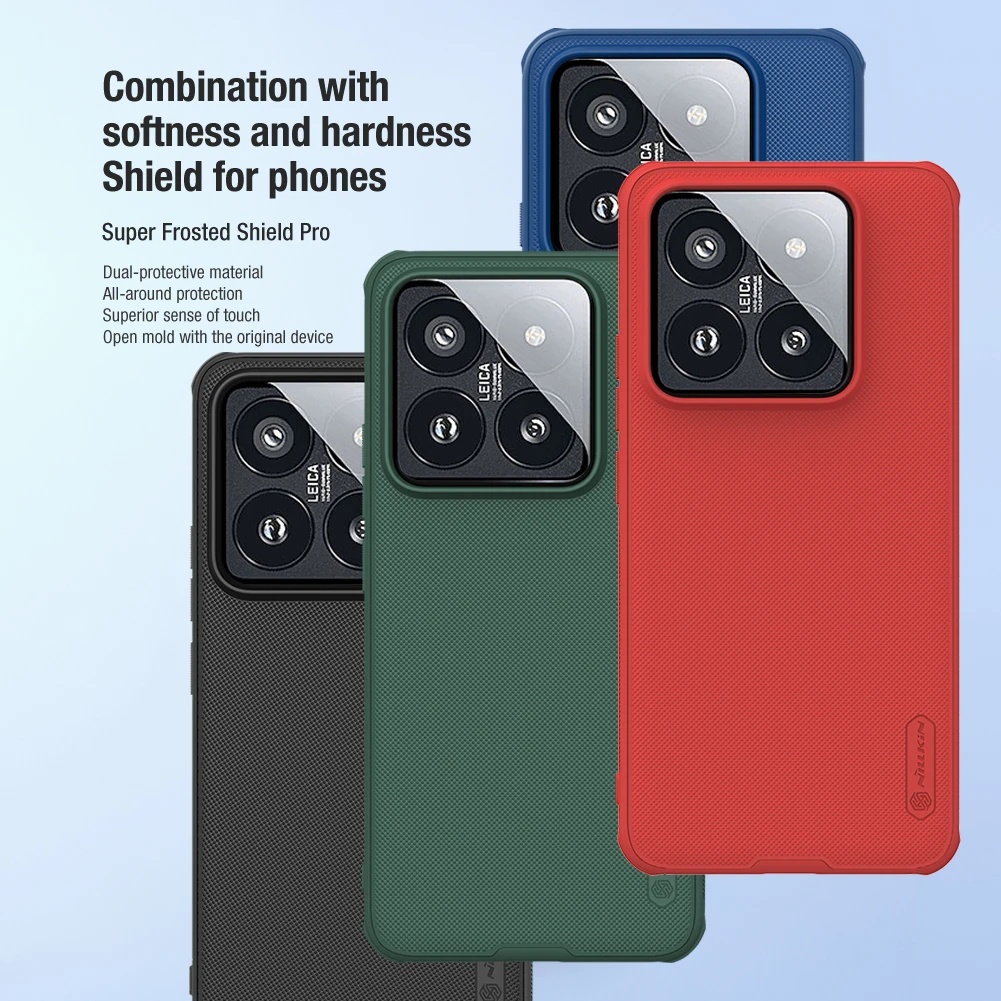 Nillkin for Xiaomi Mi 15T Pro/15T/14T Pro/14T/14 Pro/14 5G Case 360 PC Hard Full Frosted Back Cover Camera Protection for Mi14