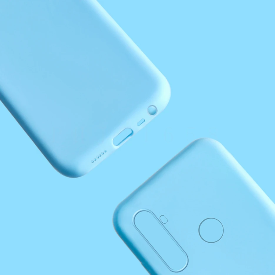 For Realme 5 Pro Case RMX1971 Cute Pure Color Candy Soft Silicone Phone Cases For Oppo Realme 5 5i 5s 5Pro Back Cover Coque Bags