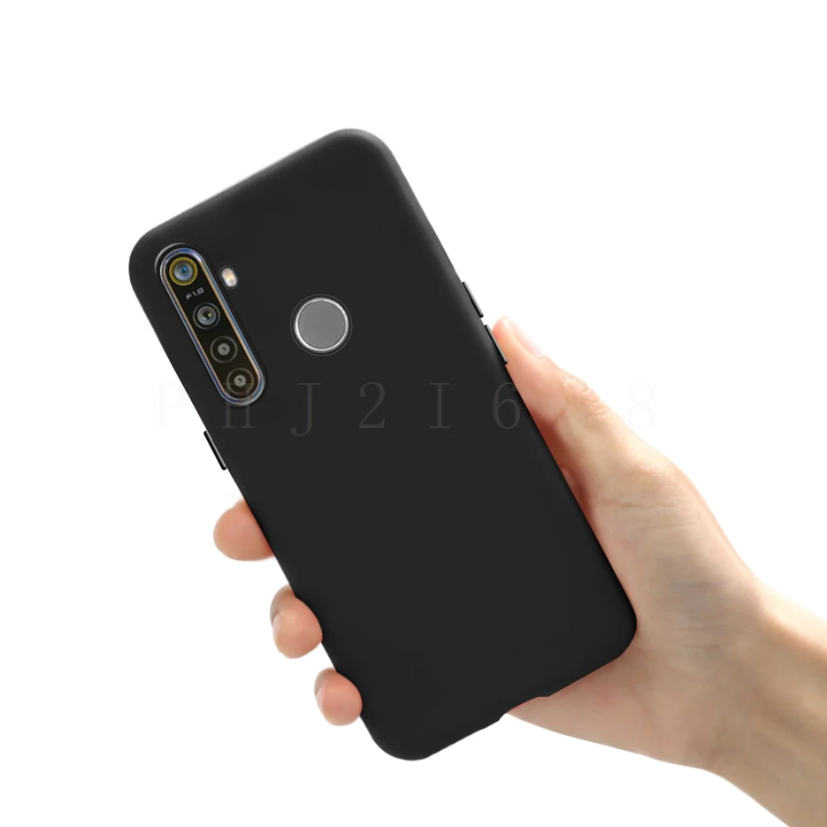 For Realme 5 Pro Case RMX1971 Cute Pure Color Candy Soft Silicone Phone Cases For Oppo Realme 5 5i 5s 5Pro Back Cover Coque Bags
