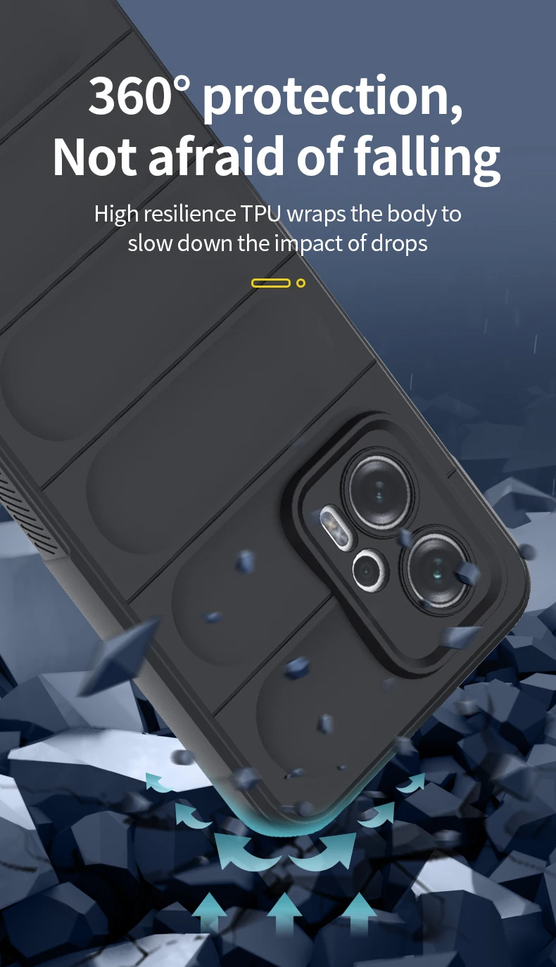 Shockproof Case For POCO F5 X5 X6 F6 Pro Silicone Back Cover for Xiaomi POCO M6 Pro X3 X4 F3 F4 GT M4 M5 M5S C65 Phone Cases