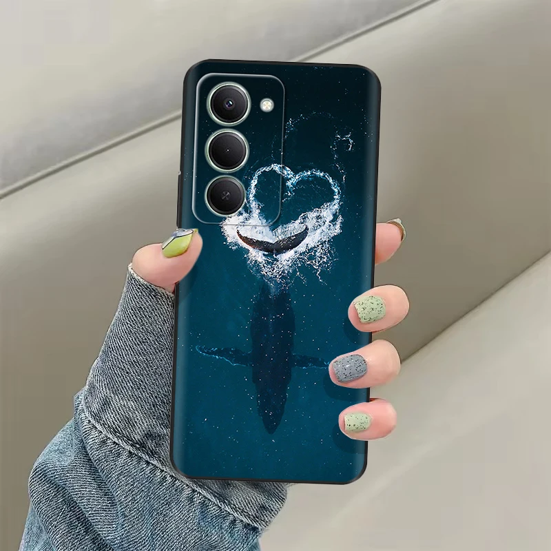 For Redmi 15 Case 2025 Cute Flowers Coque Soft Liquid Silicone Back Cover For Redmi 15 Phone Cases Redmi15 5G 4G Fundas Shells