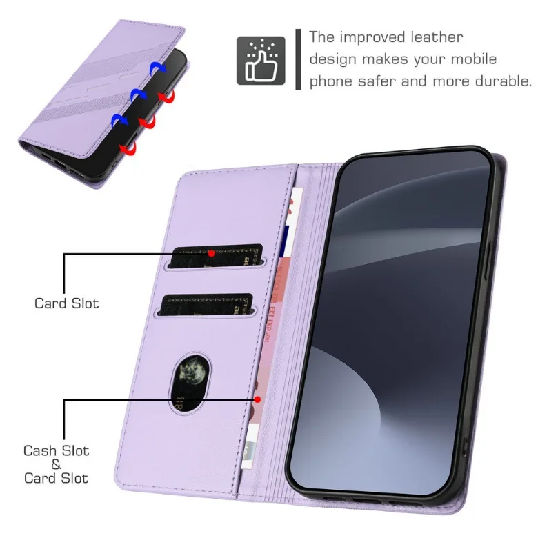 Realme 16 15 14 Pro Plus 5G Flip Case Texture Leather Magnet Book Funda Realme 15 Case Realmi 14Pro+ Realme14 14X 16 Phone Cover