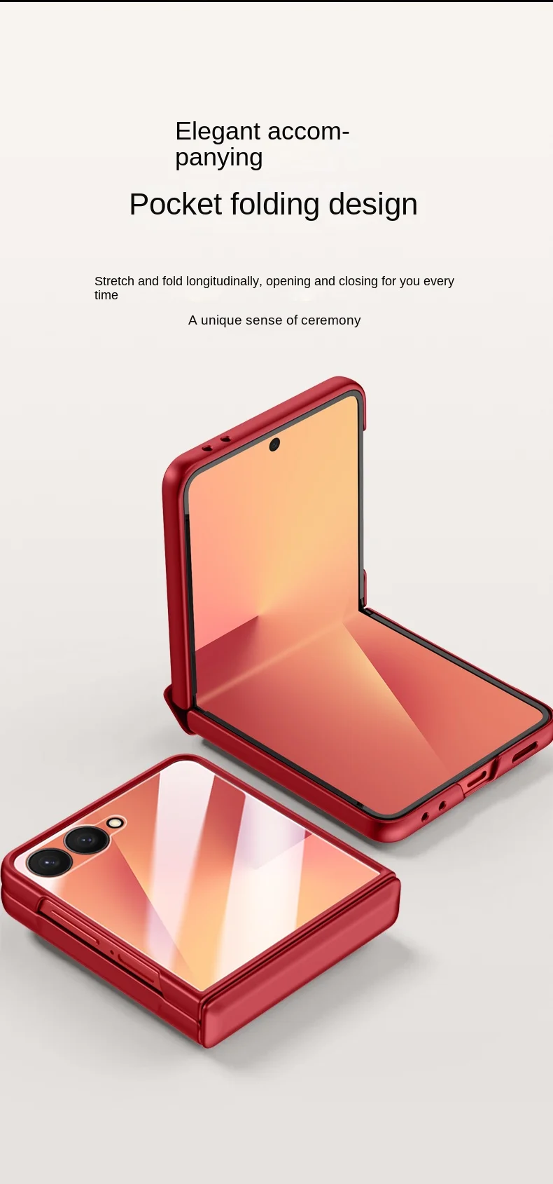 For Samsung Galaxy Z Flip 7 Rotating Skin Magnetic Lens Full Protection Tempered Glass Film Magnetic Drop Resistant Phone Case