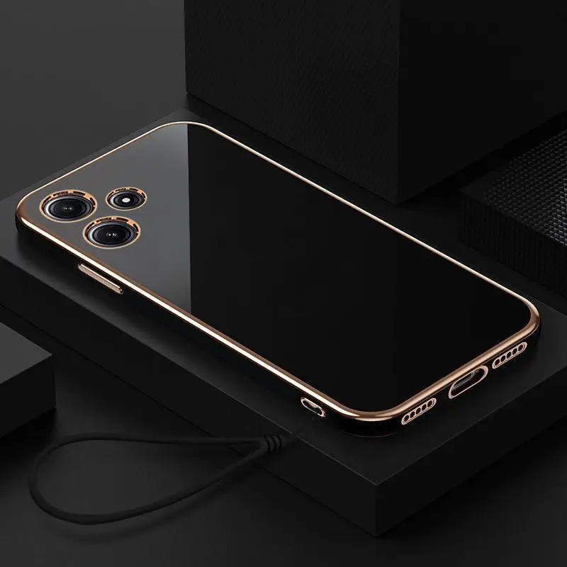 For Honor 400 lite Case Honor 400 lite Phone Case ABR-NX1 Cover Honor 400 Pro Luxury Square Plating Shockproof Back Cover