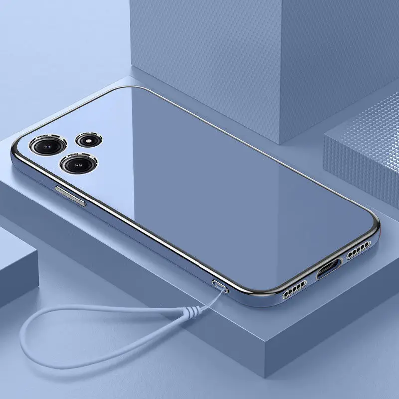 For Honor 400 lite Case Honor 400 lite Phone Case ABR-NX1 Cover Honor 400 Pro Luxury Square Plating Shockproof Back Cover