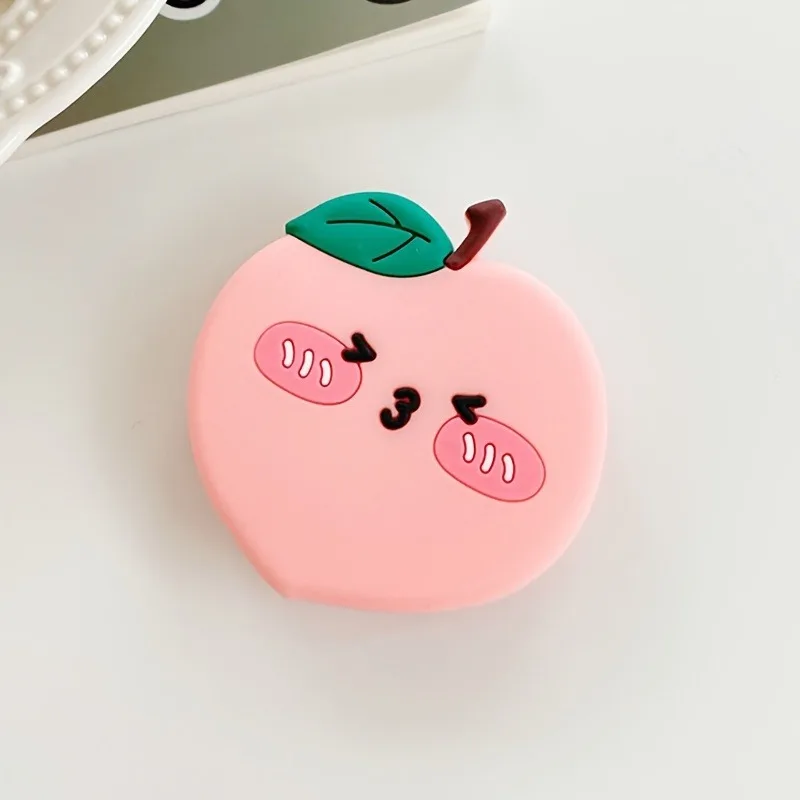 Cute Fruit Strawberry Foldable Grip Phone Holder for iPhone 17 16 Samsung Support Tok Socket Pocket Finger Bracket Griptok Stand