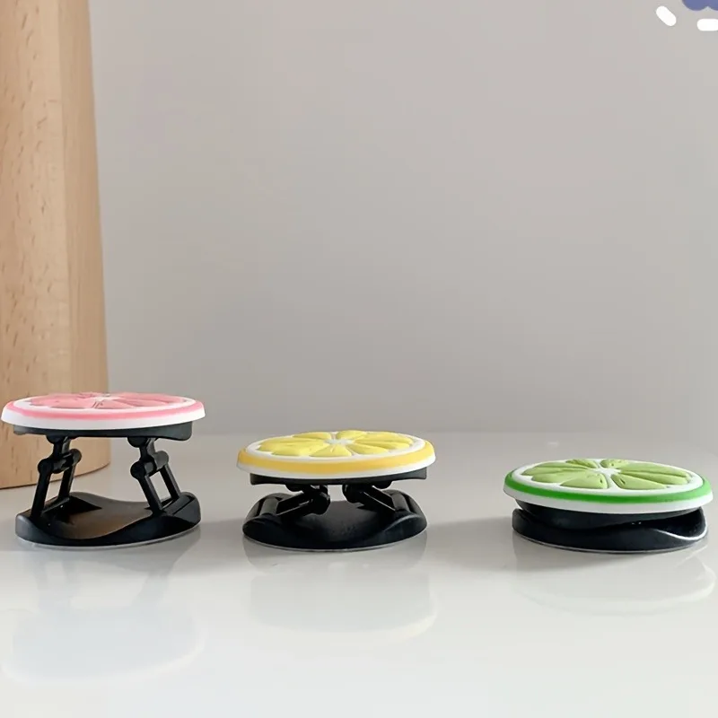 Cute Fruit Strawberry Foldable Grip Phone Holder for iPhone 17 16 Samsung Support Tok Socket Pocket Finger Bracket Griptok Stand