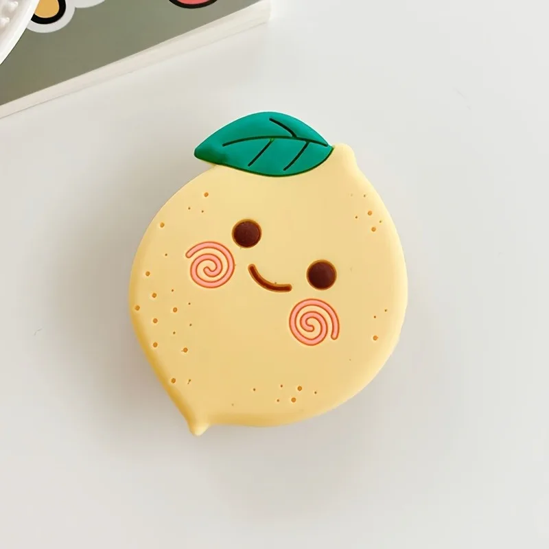 Cute Fruit Strawberry Foldable Grip Phone Holder for iPhone 17 16 Samsung Support Tok Socket Pocket Finger Bracket Griptok Stand
