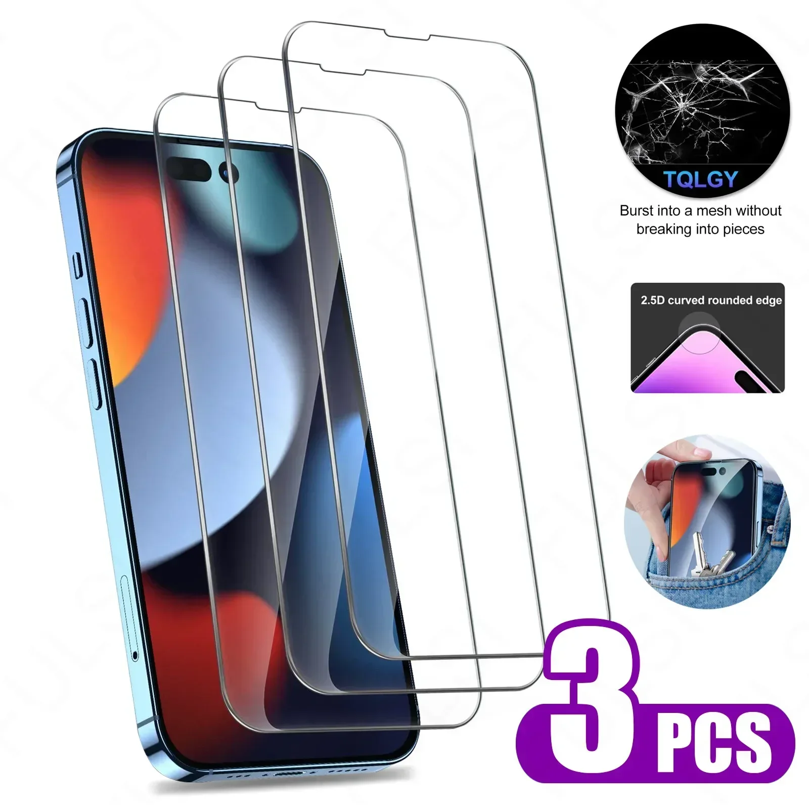 10PCS Privacy Screen Protector15 16 17 14 13 12 11 Pro Max Mini X XS XR 7 8 6 Plus Anti-Spy Screen Protector For iPhone SE 2020