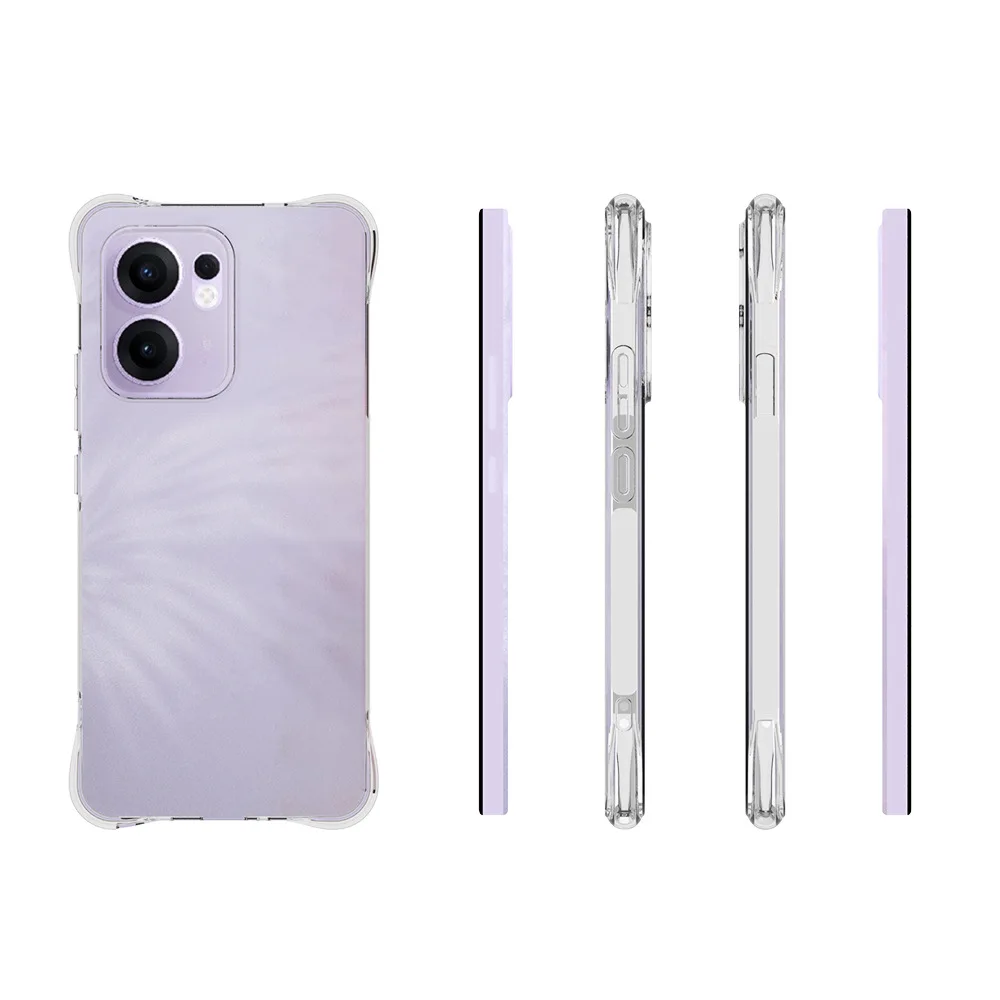 Oppo Reno13 A Jap CPH2699 Case Air Cushion Shockproof Airbag Clear Silicone TPU Back Cover Soft Case for Oppo Reno 13A Reno13A